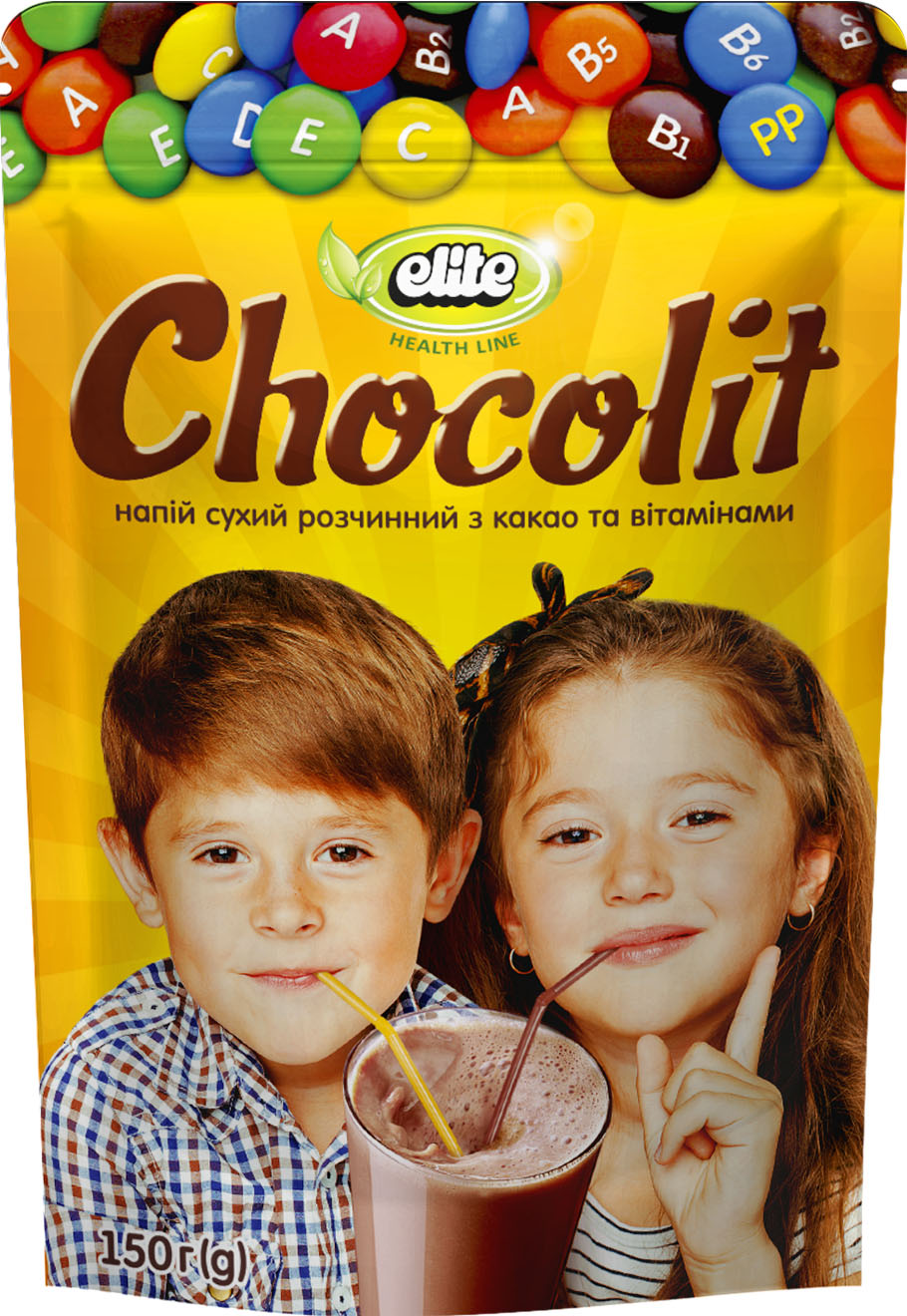 Какао-напій розчинний Elite Chocolit в гранулах