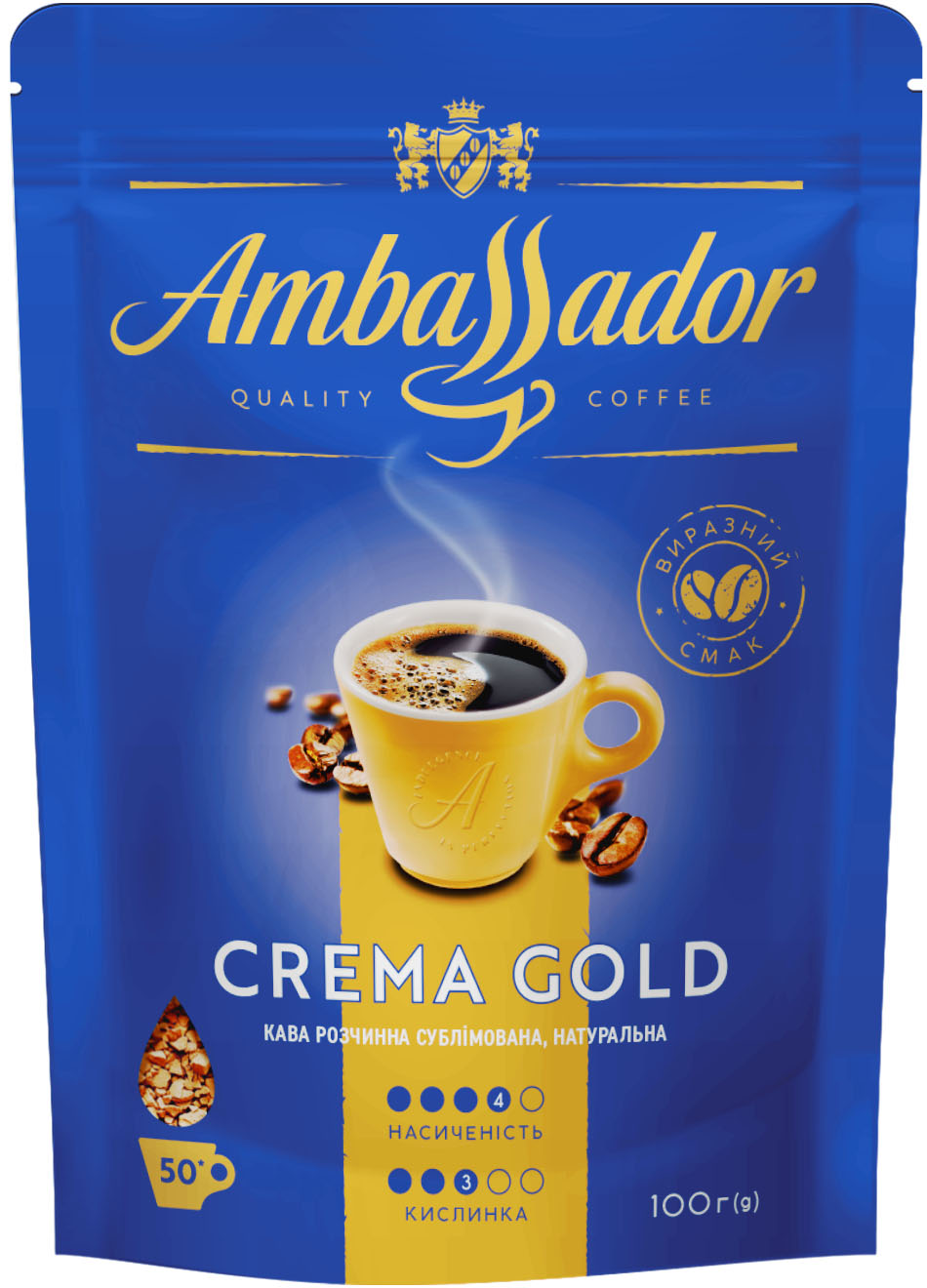 Кава Ambassador Crema Gold